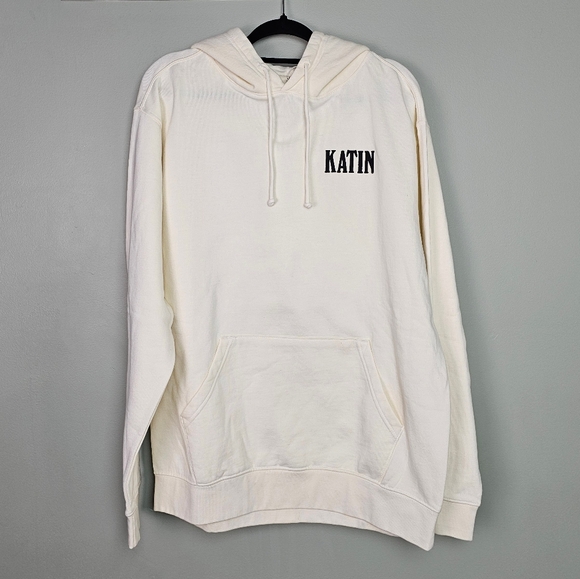 Katin UO Exclusive Mens Kanvas Hoodie Sweatshirt LARGE Ivory - Picture 6 of 8